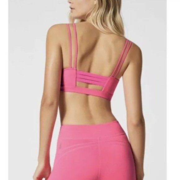 Free People Movement Idris Solid Sports Bra - Pink - Picture 3 of 5
